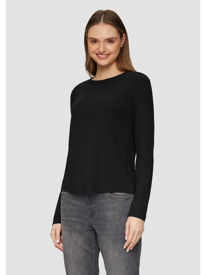 

Футболка s.Oliver T-Shirt langarm, черный