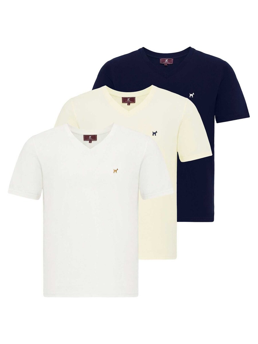 

Рубашка Williot Parma, цвет marine blue/Pastel yellow/White