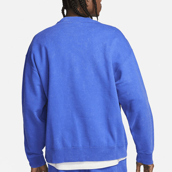 Толстовка Nike x Stussy SS23 Acid Wash Crew, синий — фото 4