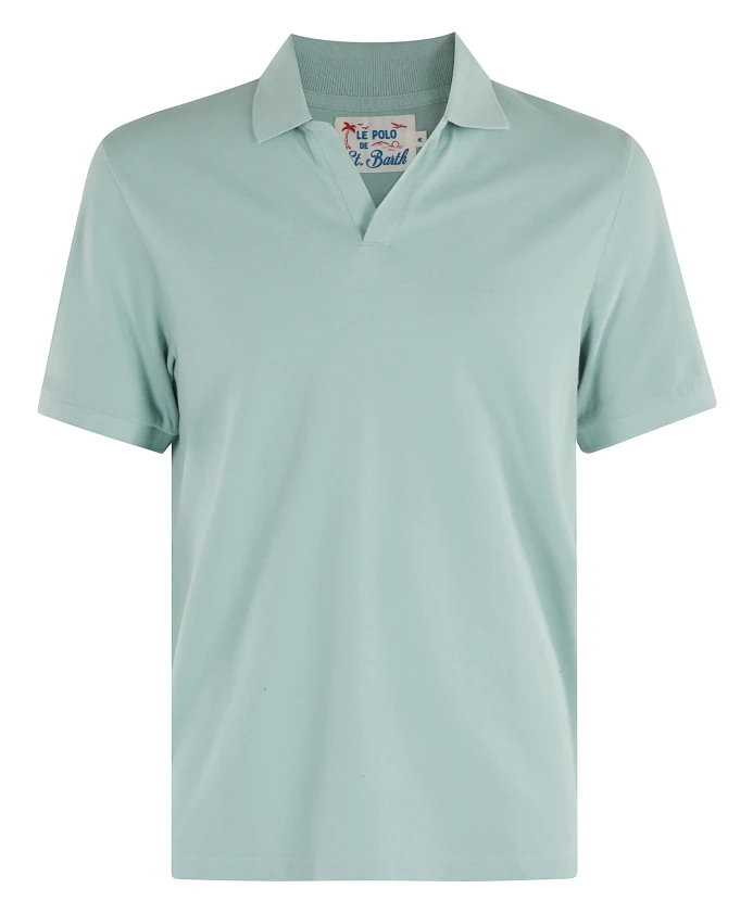 

Рубашка-Поло Sage пике Mc2 Saint Barth, зеленый