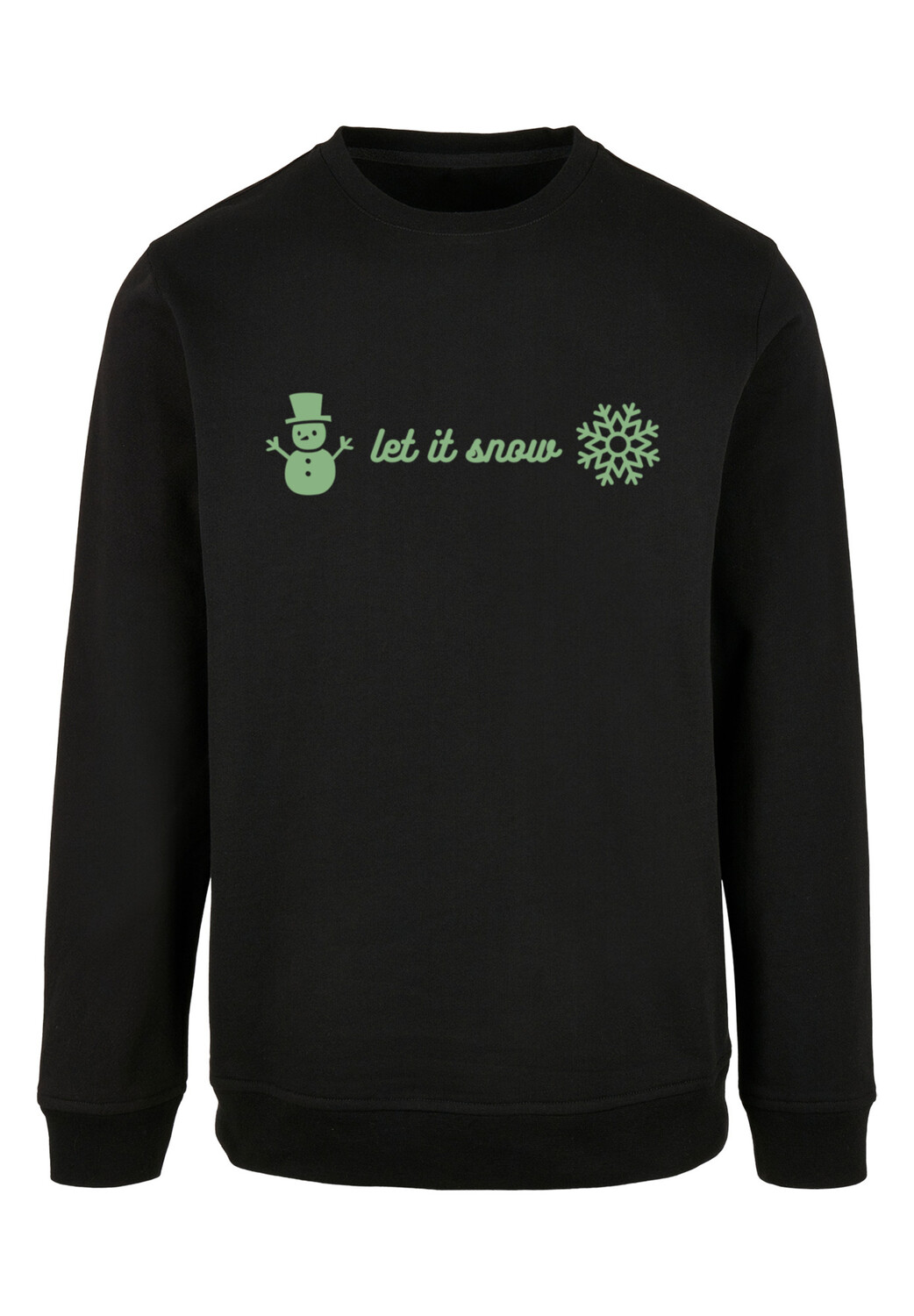

Пуловер F4NT4STIC Sweatshirt Let It Snow Weihnachten, черный
