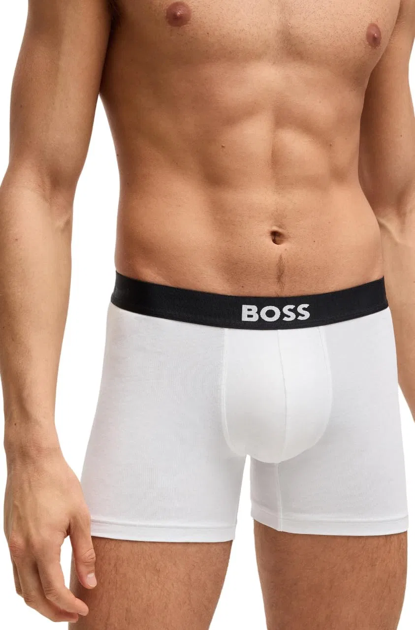 Боксеры 3шт BOSS, Powder White