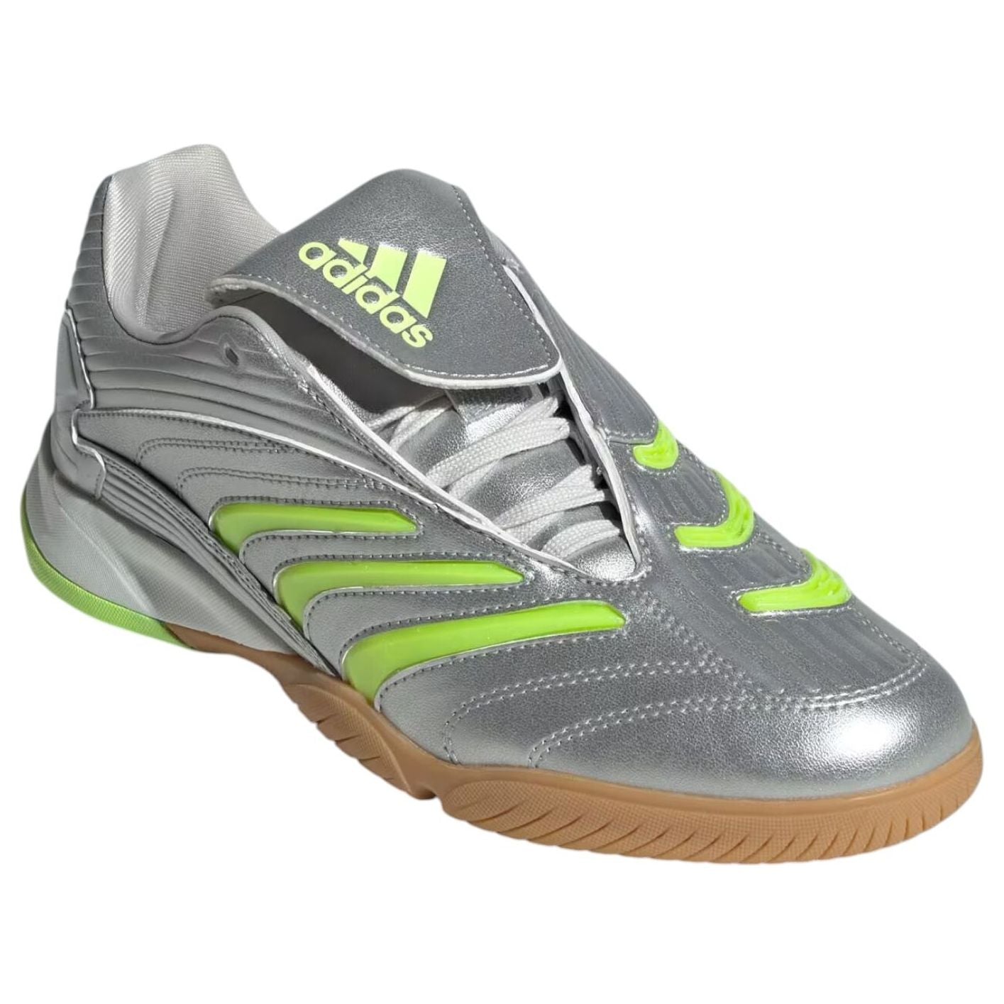 Кроссовки (WMNS) adidas Predator Sala 'Silver Metallic Signal Green' — фото 2