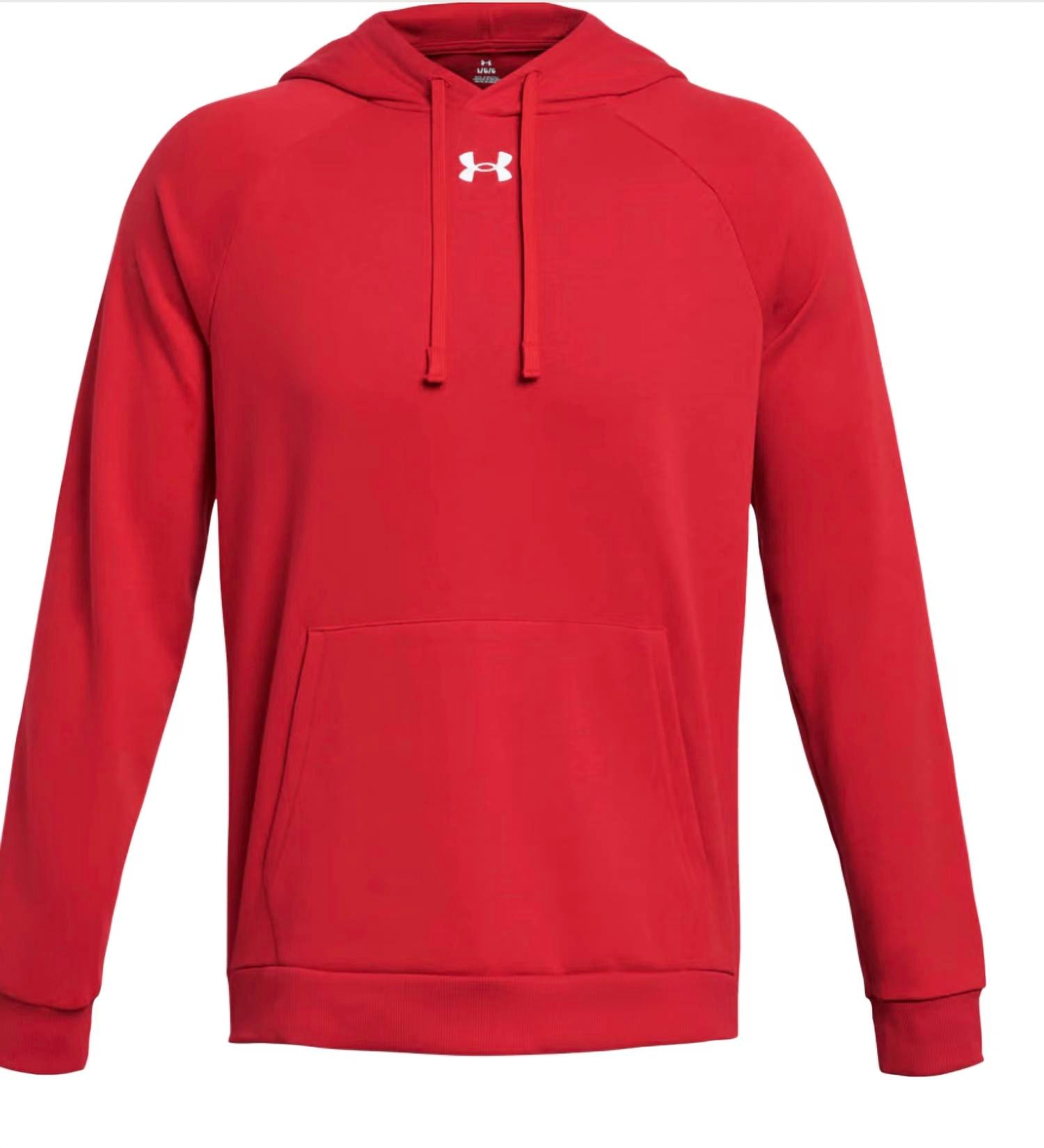

Мужская флисовая толстовка Hustle красного цвета Under Armour
