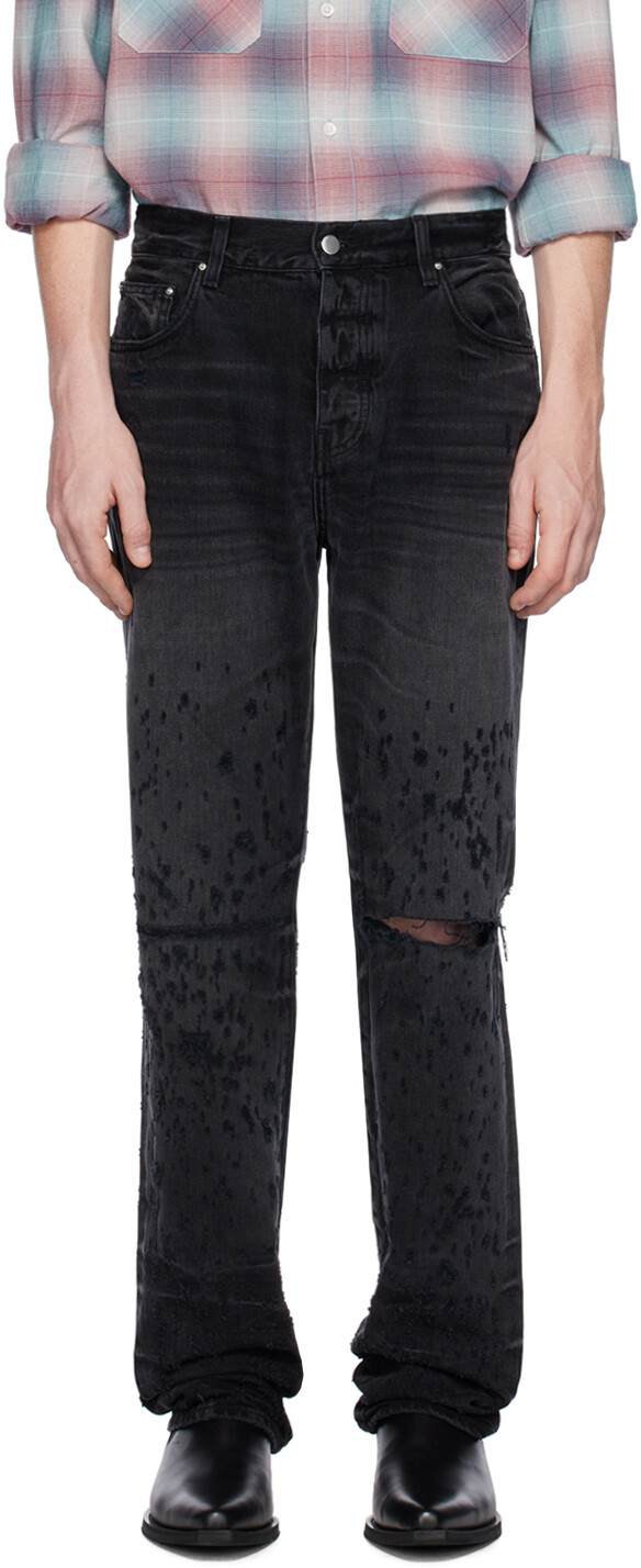 

Черные джинсы-робот Amiri