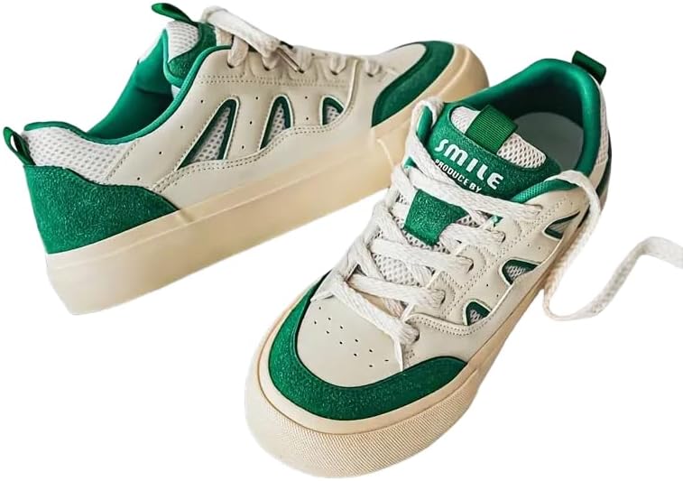 

Мужские повседневные кроссовки в винтажном стиле - верх из дышащей сетки, толстая резиновая подошва, классический синий дизайн на шнуровке с удобной стелькой из ЭВА для повседневного ношения Clolinde