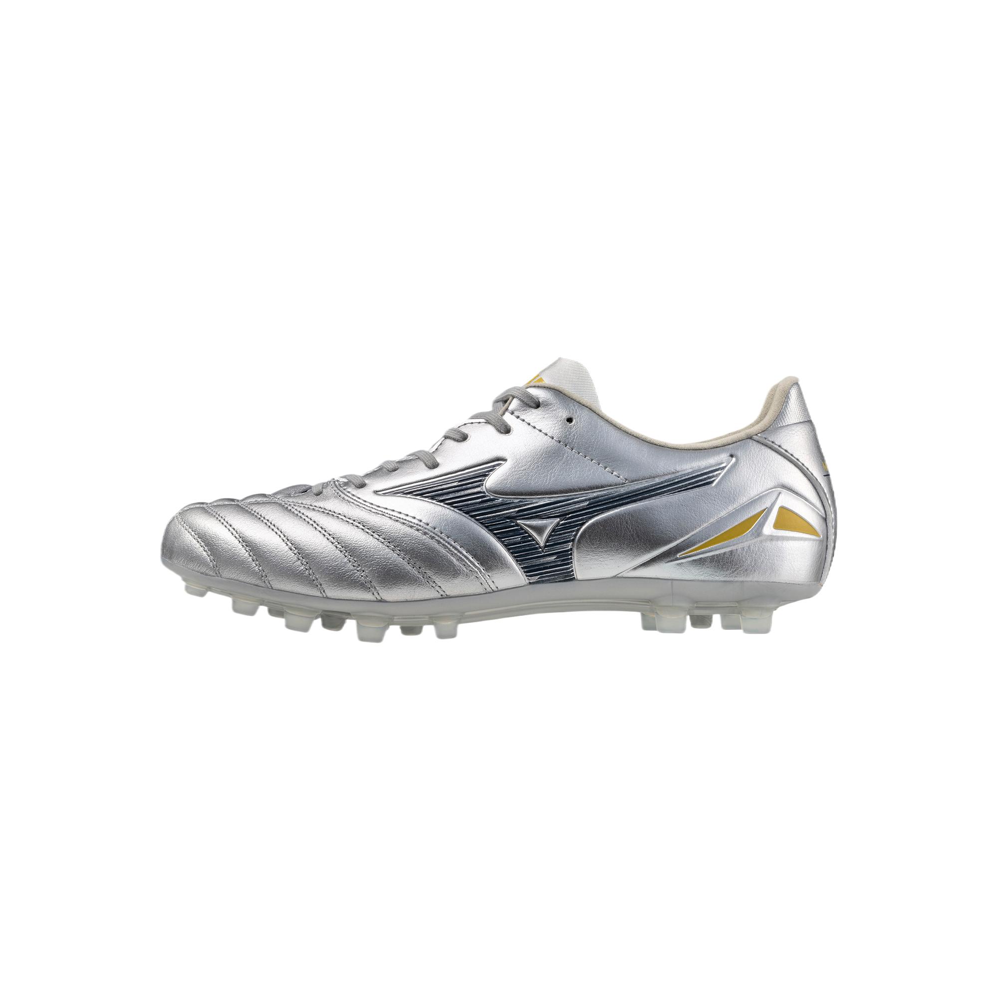 Футбольные бутсы Morelia Neo IV Pro с амортизацией, противоскользящие и износостойкие, унисекс, серебристые Mizuno, Silver