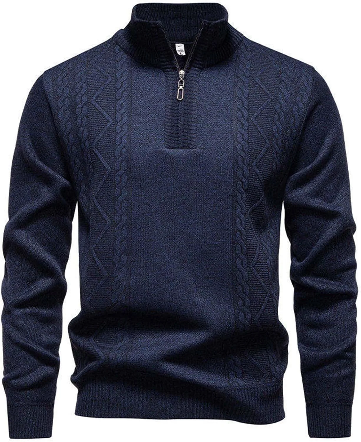 

Толстовка-полузип мужская легкая классическая с воротником-гольф