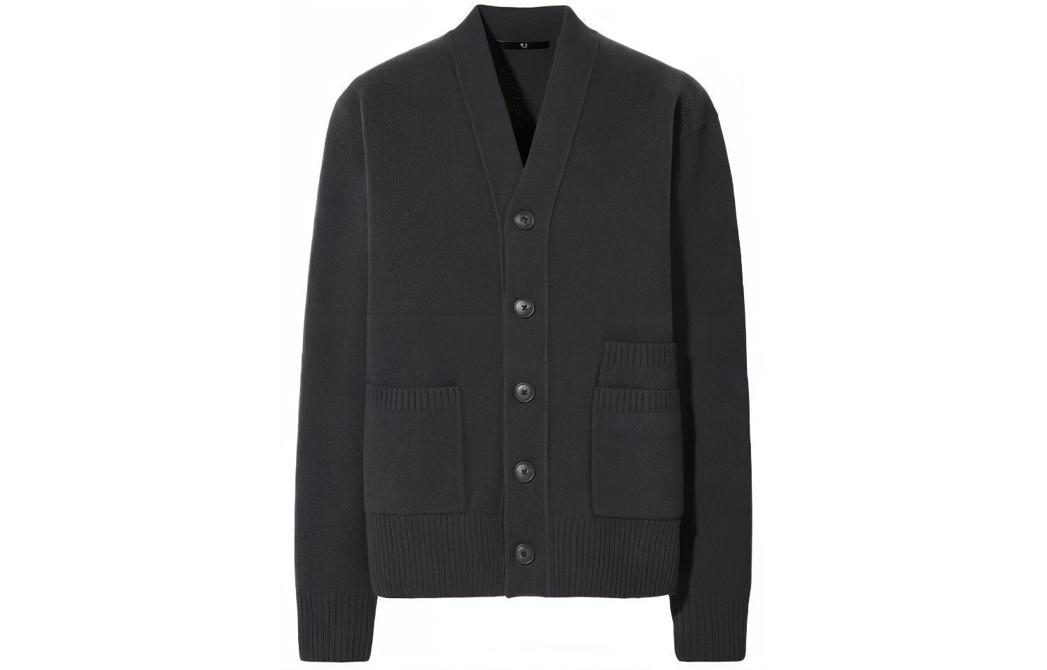 

Мужской свитер UNIQLO, цвет Asphalt Gray