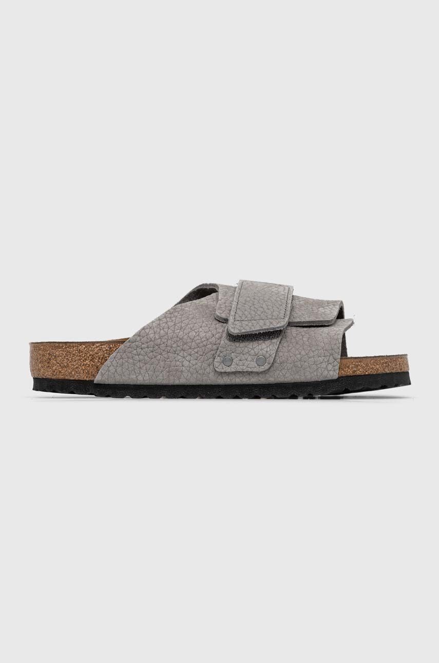 

Замшевые шлепанцы KYOTO Birkenstock, серый