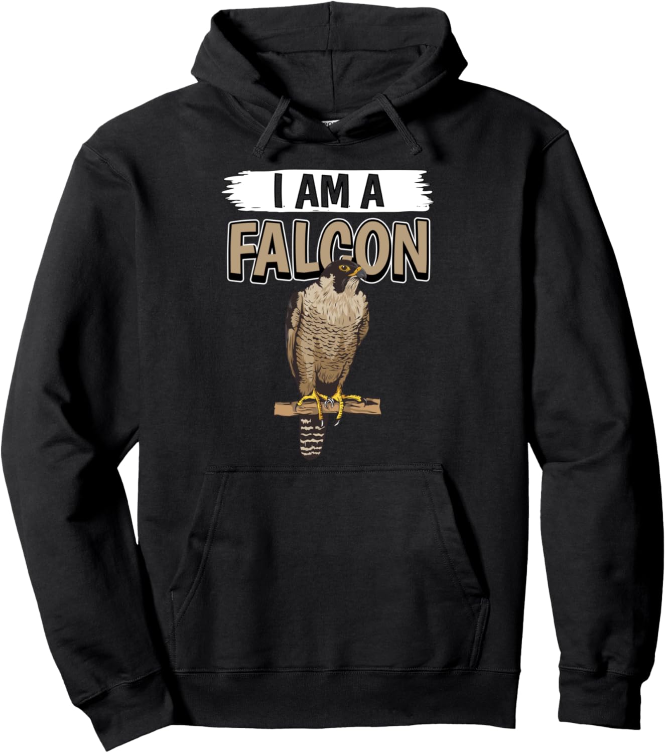 

Толстовка Falcon I Am A A Falcon, черная Funny Falcon Clothing Women Men Kids