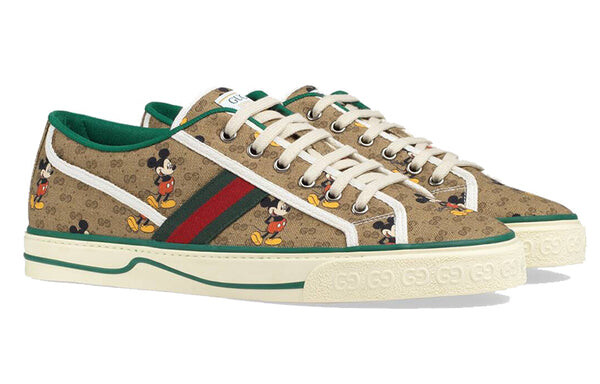 Кроссовки disney x tennis 1977 'mickey mouse' Gucci, коричневый — фото 4