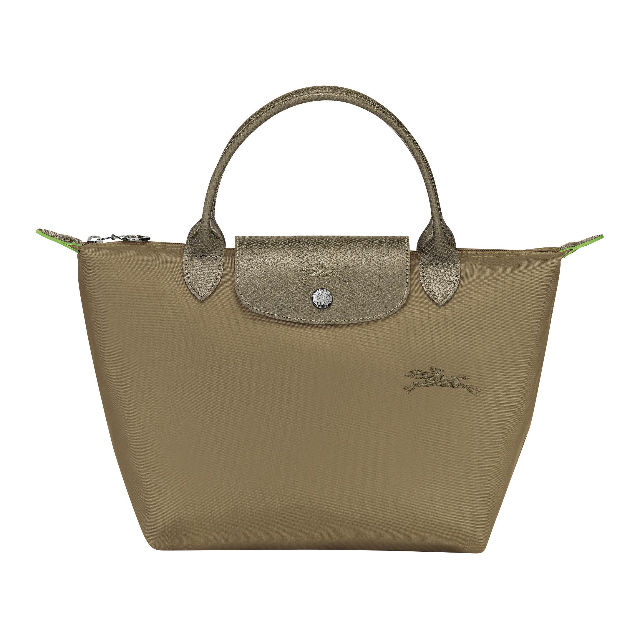 

LONGCHAMP Сумка-пельмень Le Pliage Green Recycled Polyamide малого размера для женщин цвет артишок