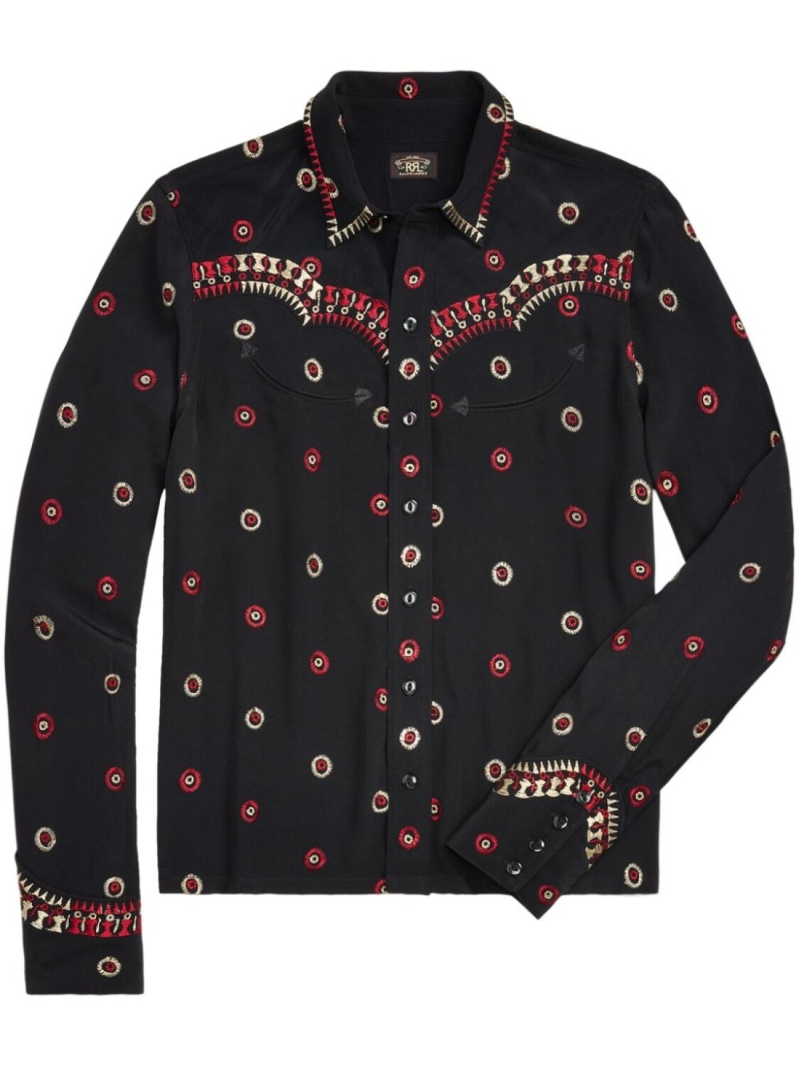 

Рубашка Charlie с графичным принтом Ralph Lauren RRL, черный