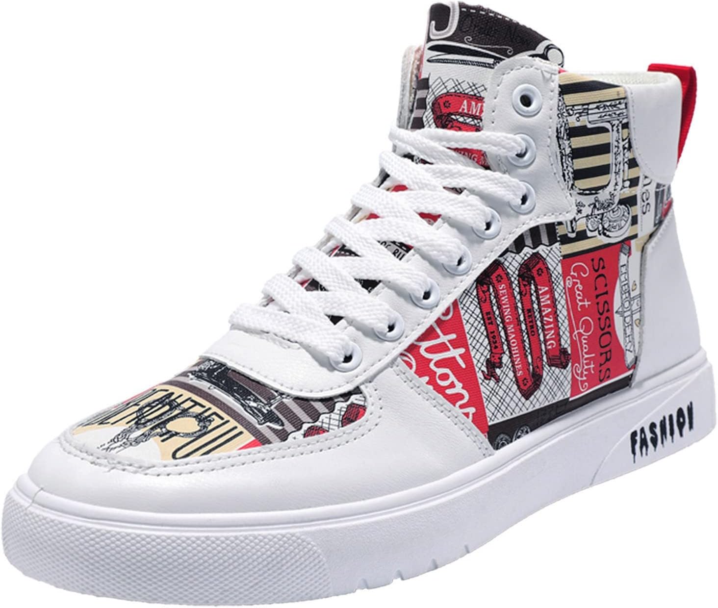 

Мужские кроссовки IWIHMIV для тренировок, мужские слипоны для ходьбы, легкие высокие кроссовки, противоскользящие, удобные кроссовки для мужчин, красный