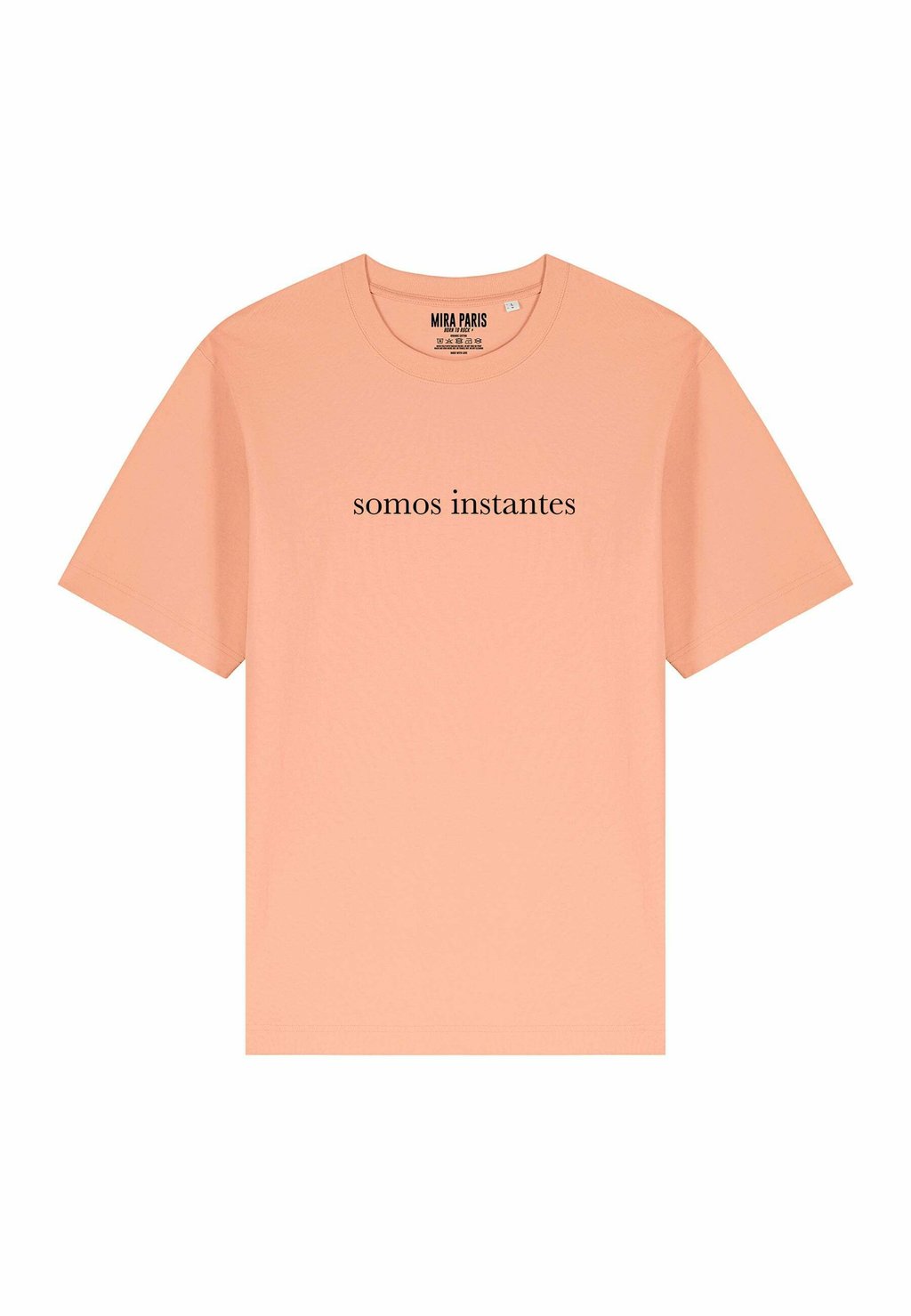 

Футболка с принтом SOMOS INSTANTES PRINT HEAVYWEIGHT Mira Paris, светло-розовый