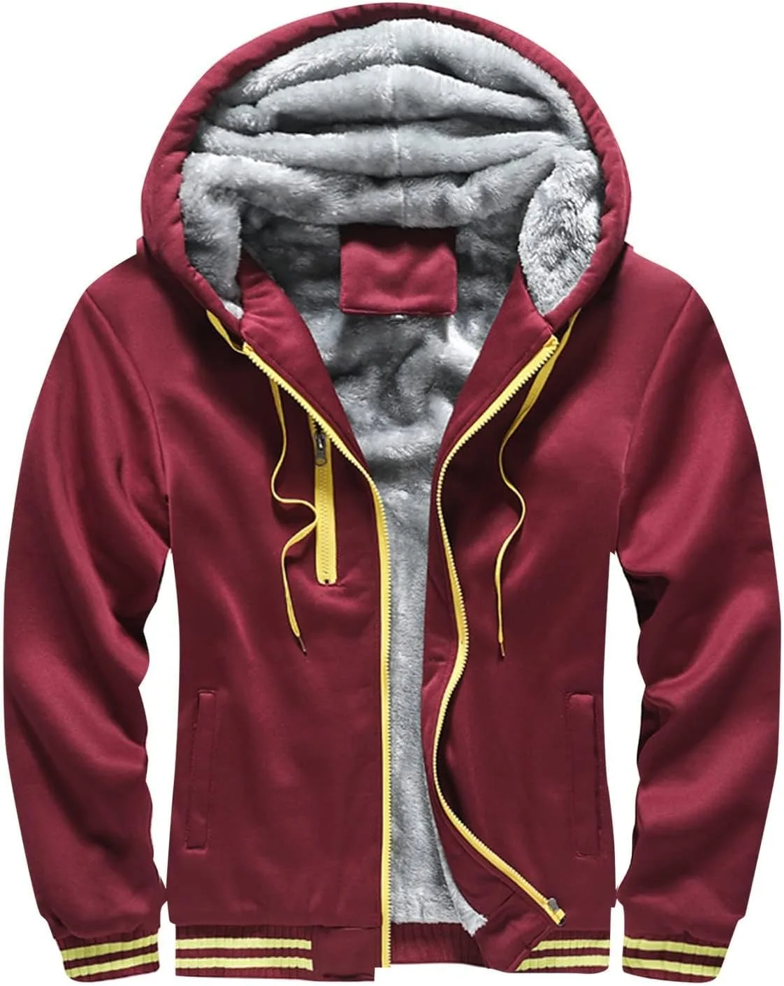 

Толстовка evzosrz с капюшоном и молнией, Sherpa Lined