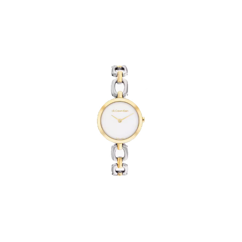 

Calvin Klein Часы Wrist Watch Quartz Movement Steel Strap 26mm White Dial Women's Watch, White Dial