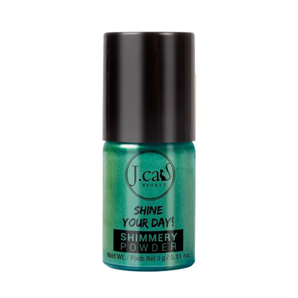 

Яркий пигмент Shine Your Day Shimmery Powder J.Cat, цвет joyful emerald
