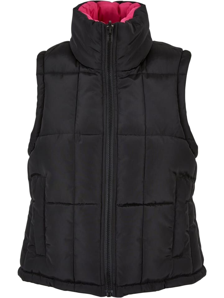 

Утепленный жилет Urban Classics, цвет black/fuchsia