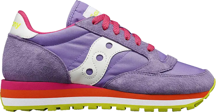 Кроссовки Wmns Jazz Triple 'Purple Pink Lime', фиолетовый