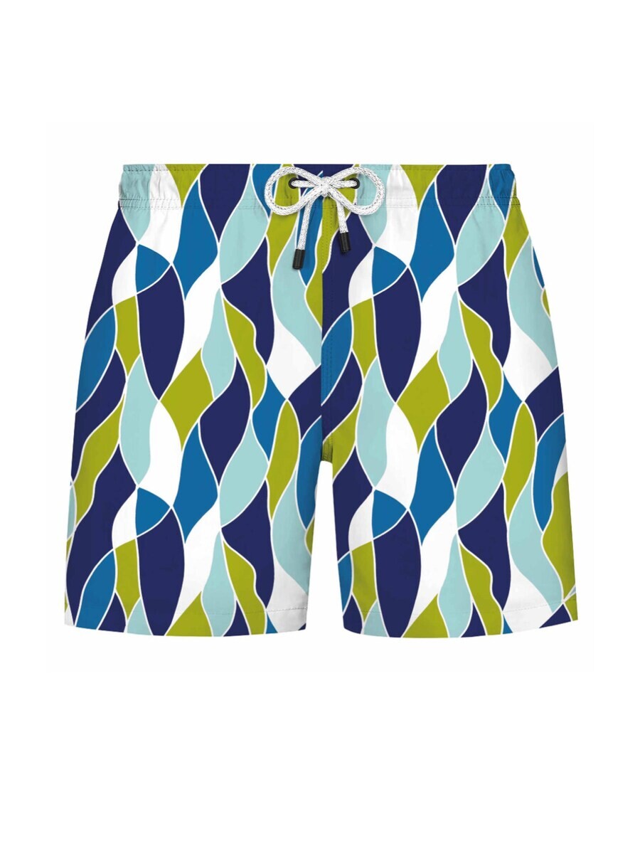

Шорты для плавания WESTMARK LONDON Board Shorts Geometric, цвет turquoise/dark blue