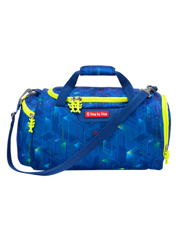 

Step by Step Детская спортивная сумка "Полицейский грузовик Чарли" синего цвета