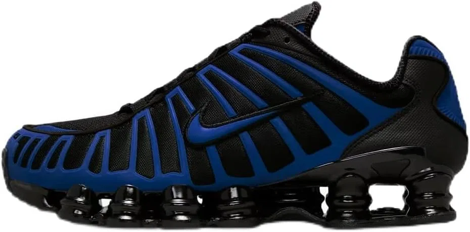 Мужские кроссовки NIKE Shox TL, Black Metallic Silver Court Blue