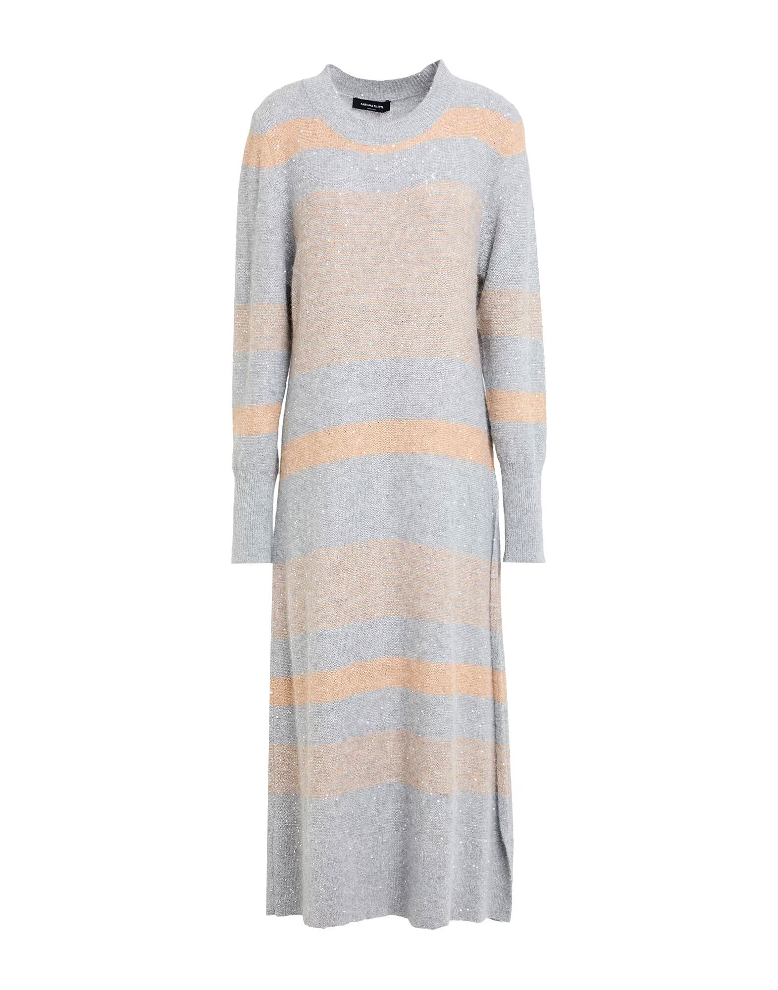

Платье миди Fabiana Filippi, светло-серый