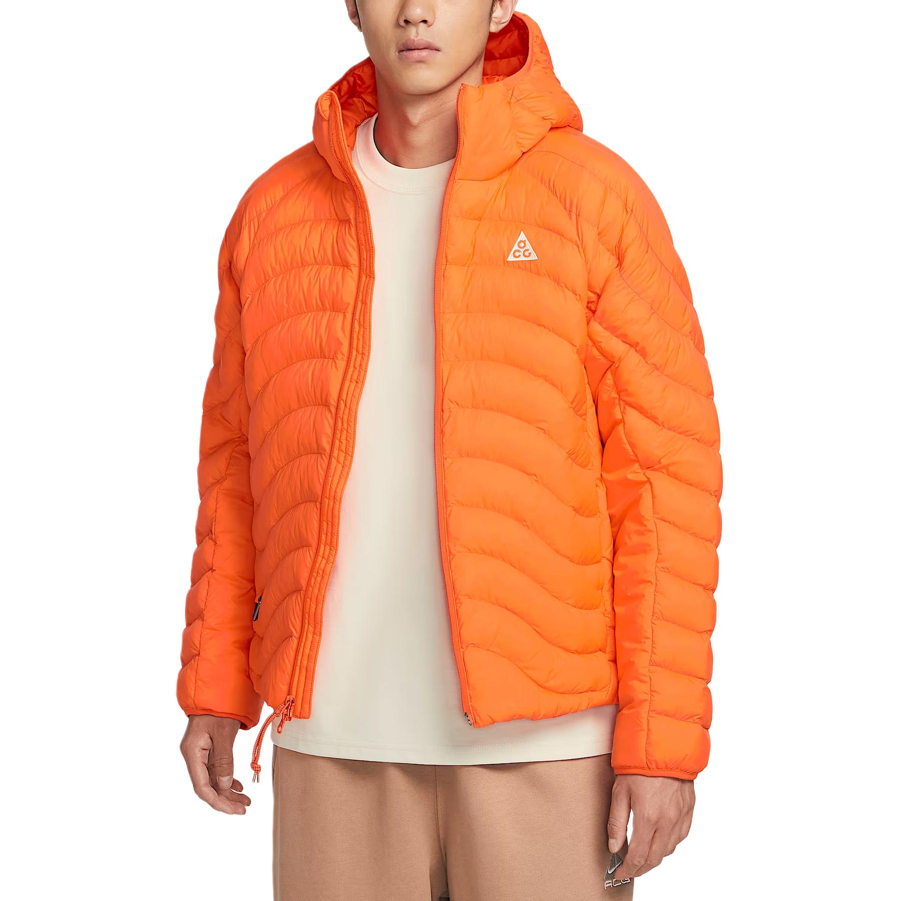 Куртка Therma FIT ADV для мужчин Nike, оранжевый/белый — фото 4