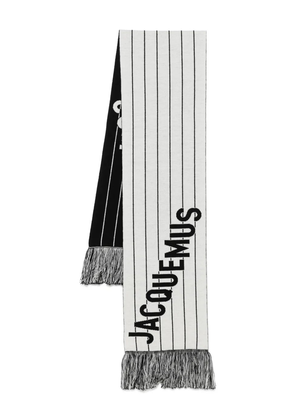 

Шарф L'Echarpe Liga JACQUEMUS, белый