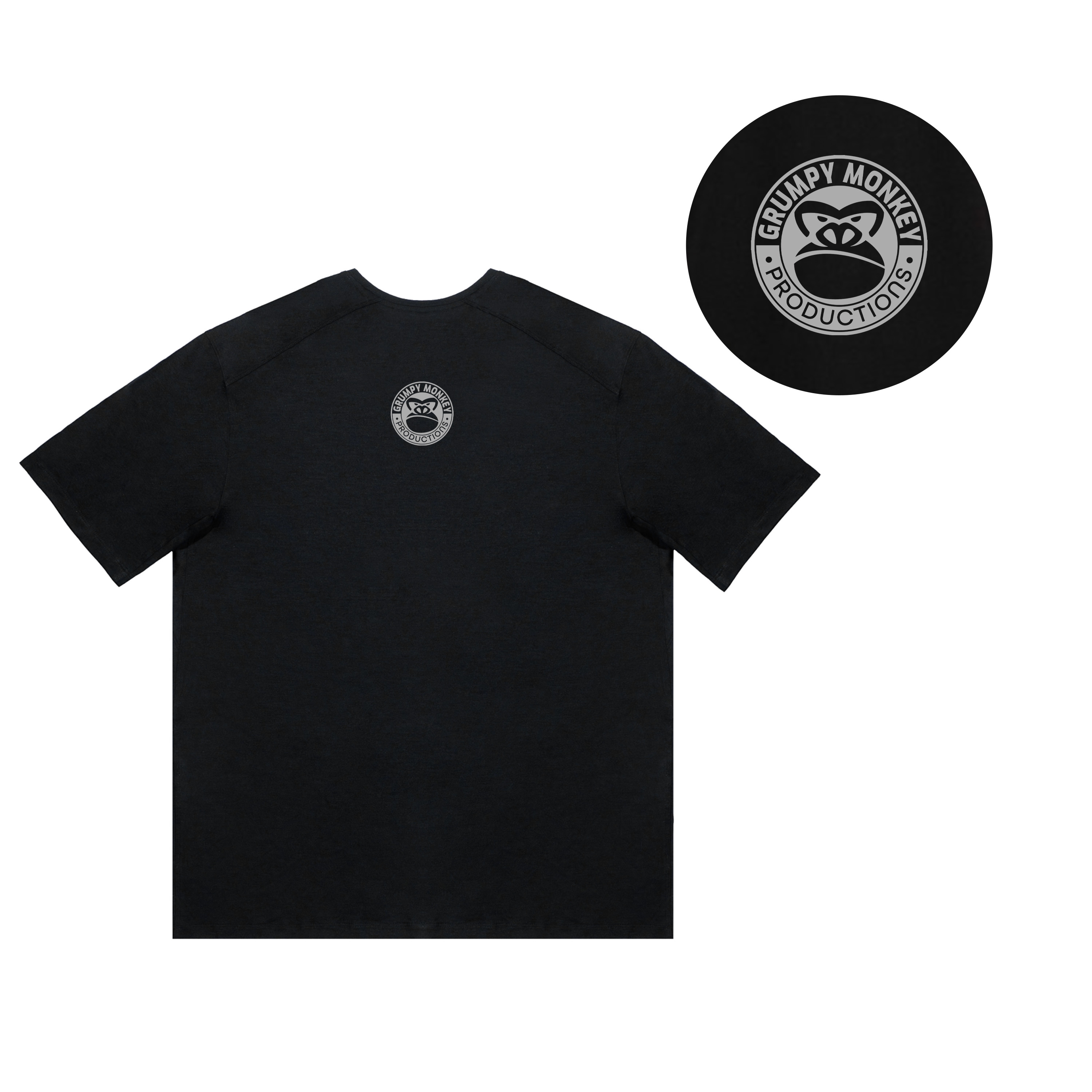 Arcteryx KRAGG Футболка Мужская Black/Black Crew Neck Moderate — фото 3