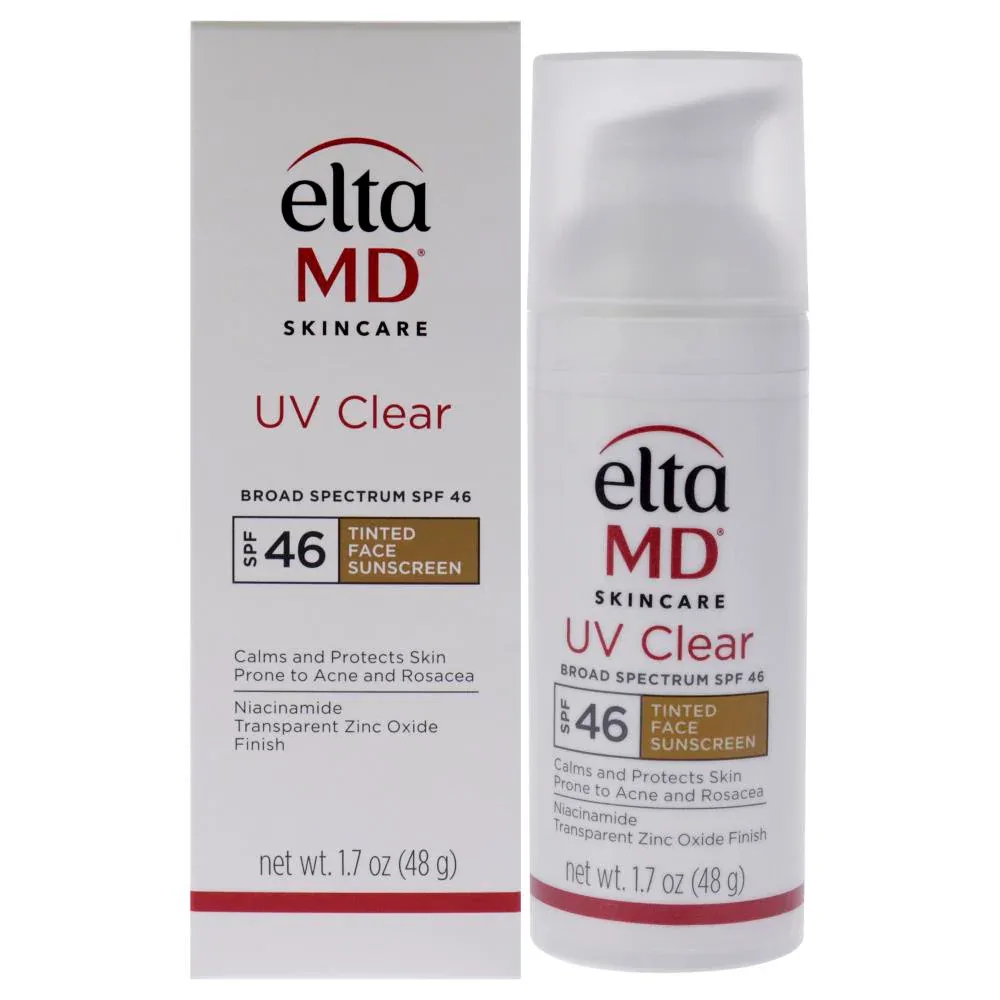 Тонированный солнцезащитный крем для лица UV Clear SPF 46 1.7 унции Eltamd