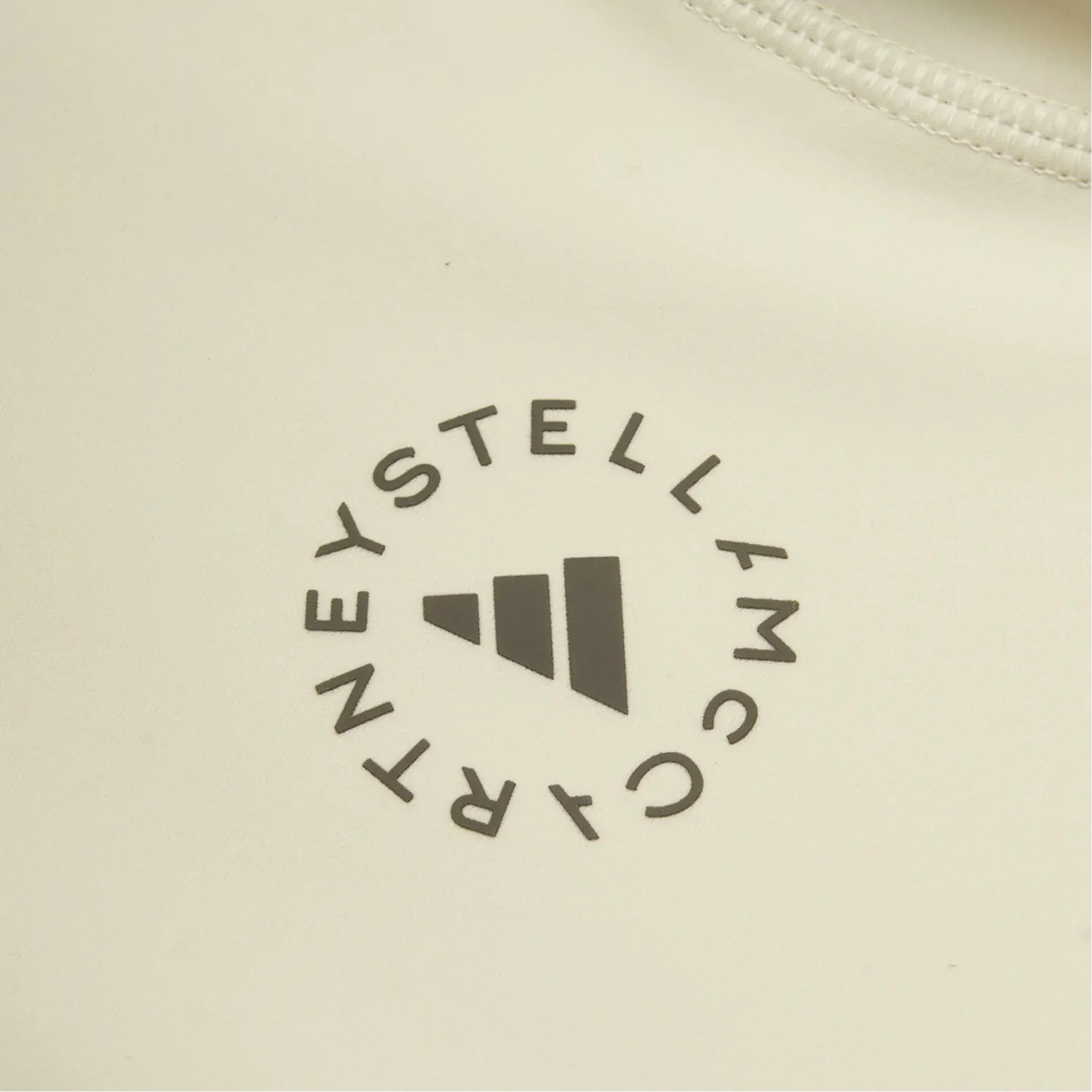 Футболка с длинным рукавом и логотипом Stella McCartney Adidas, Almond Milk Color — фото 4