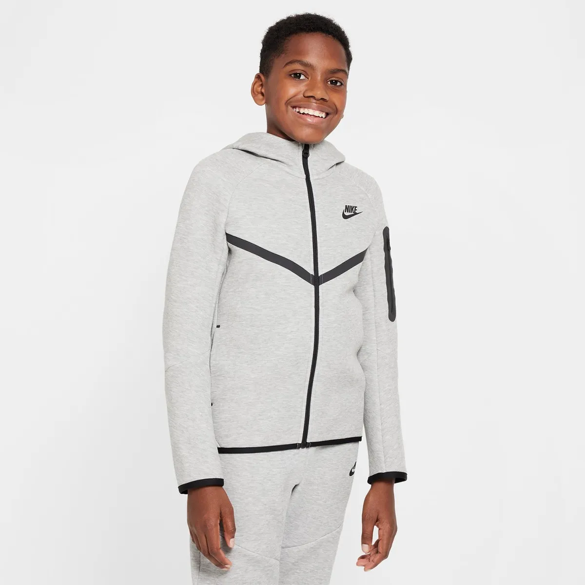 

Детская толстовка Tech Fleece Nike, серый