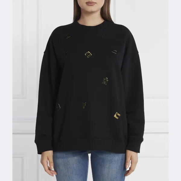 

Толстовка обычного кроя Elisabetta Franchi, черный
