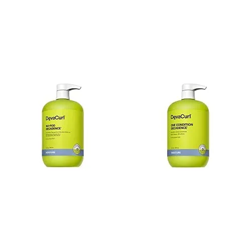 Очищающее средство DevaCurl No-Poo Decadence без пены и ультранасыщенный крем-кондиционер One Condition Decadence, 955 мл | Комплект