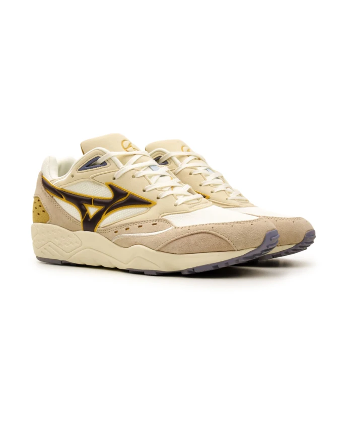 Мужские кроссовки бежевого цвета Mizuno, мультиколор — фото 2