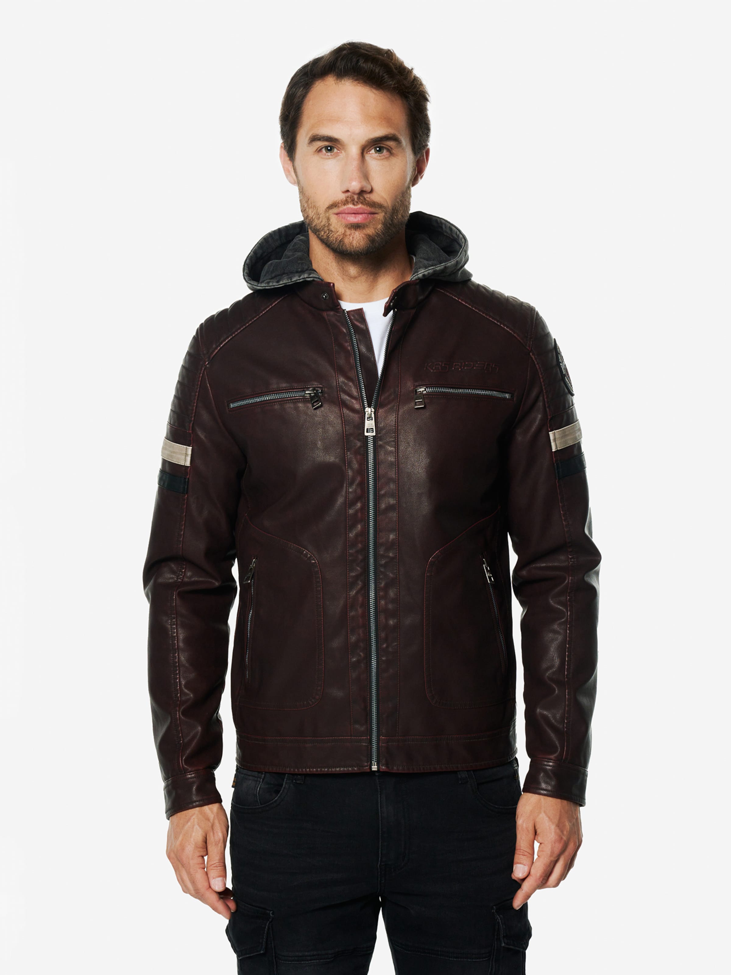 

KOROSHI Куртка межсезонная в цвете Wine Red