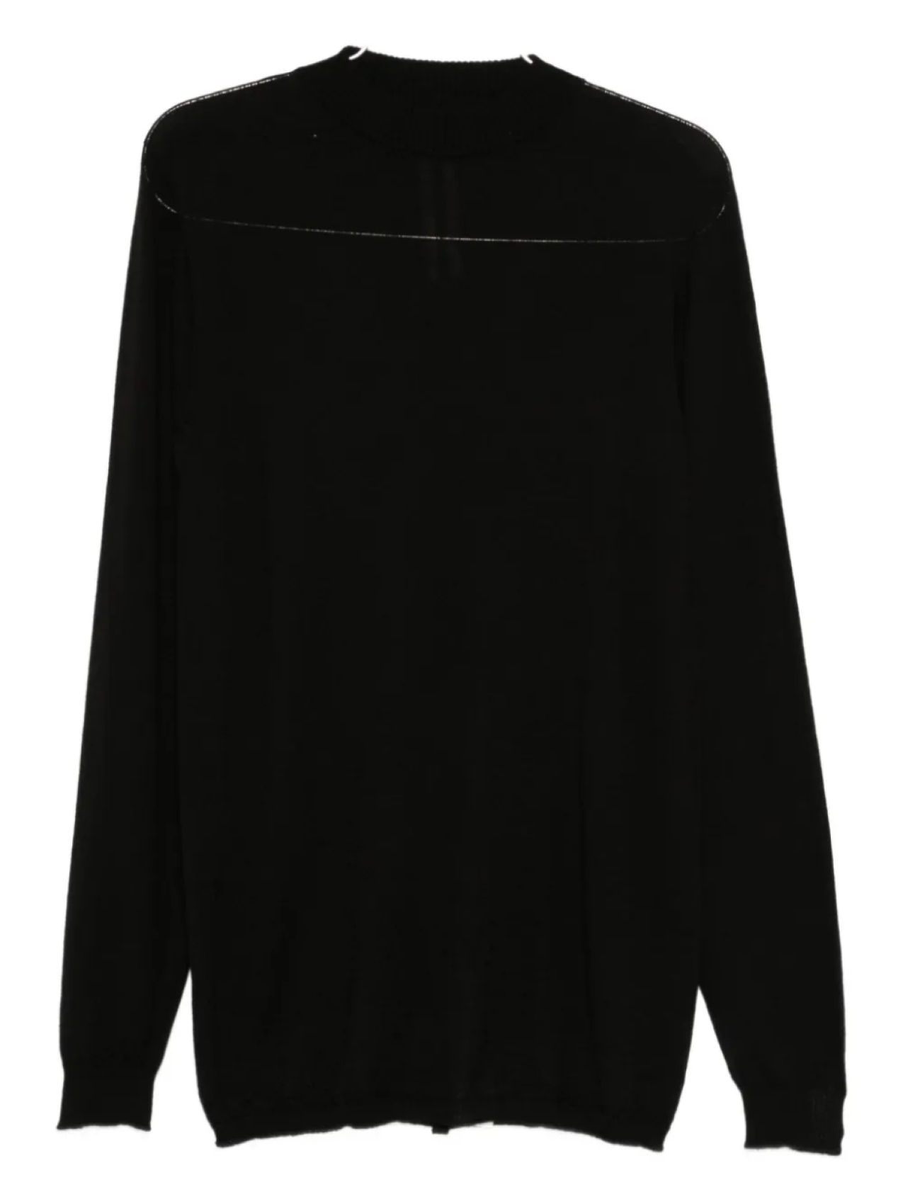 

Футболка из шерсти с длинными рукавами Rick Owens, черный