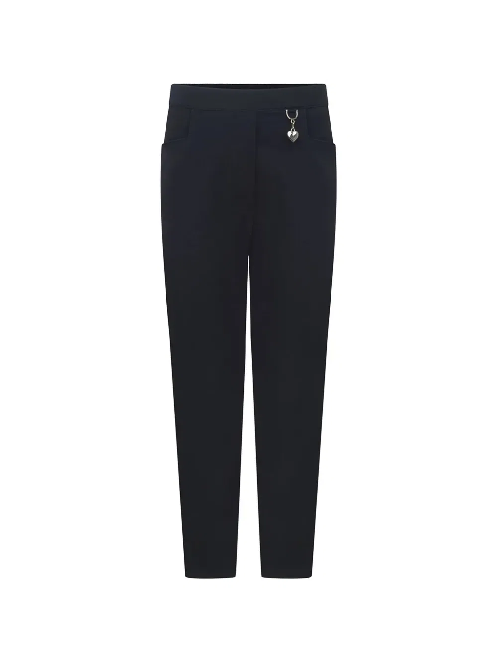 Брюки с украшением в виде сердечек Zeco Schoolwear Kids, синий