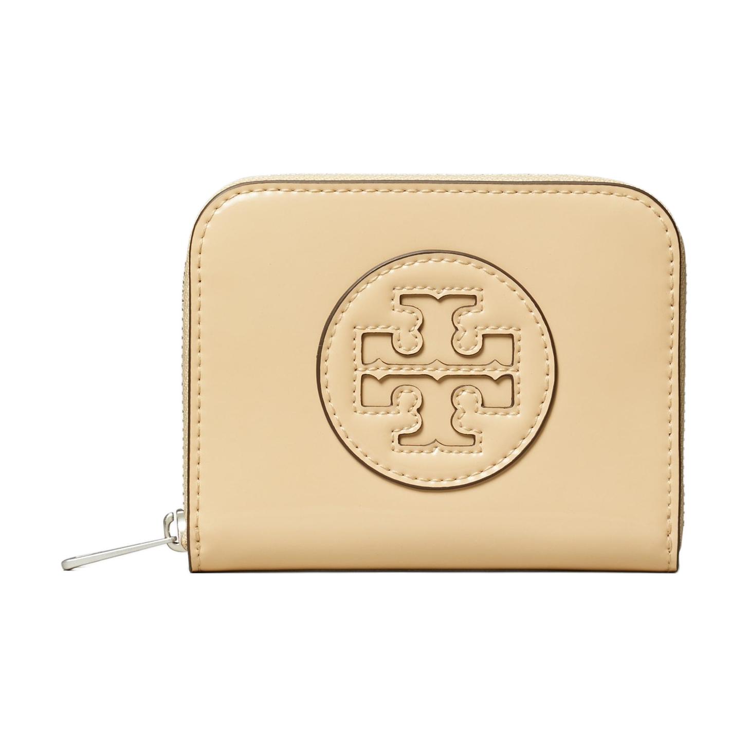 

TORY BURCH Кожаный кошелёк Элла Трампетс женский ванильный