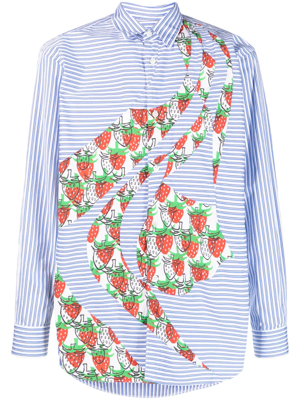 

Рубашка с графичным принтом Comme Des Garçons Shirt, синий