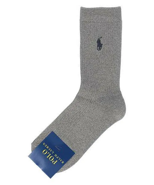 Женские ребристые носки One Point Polo Ralph Lauren, 95. Gray