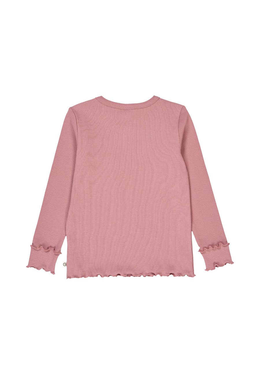Топ Müsli by GREEN COTTON Long sleeved top, Nostalgia Rose/Light Pink — фото 2