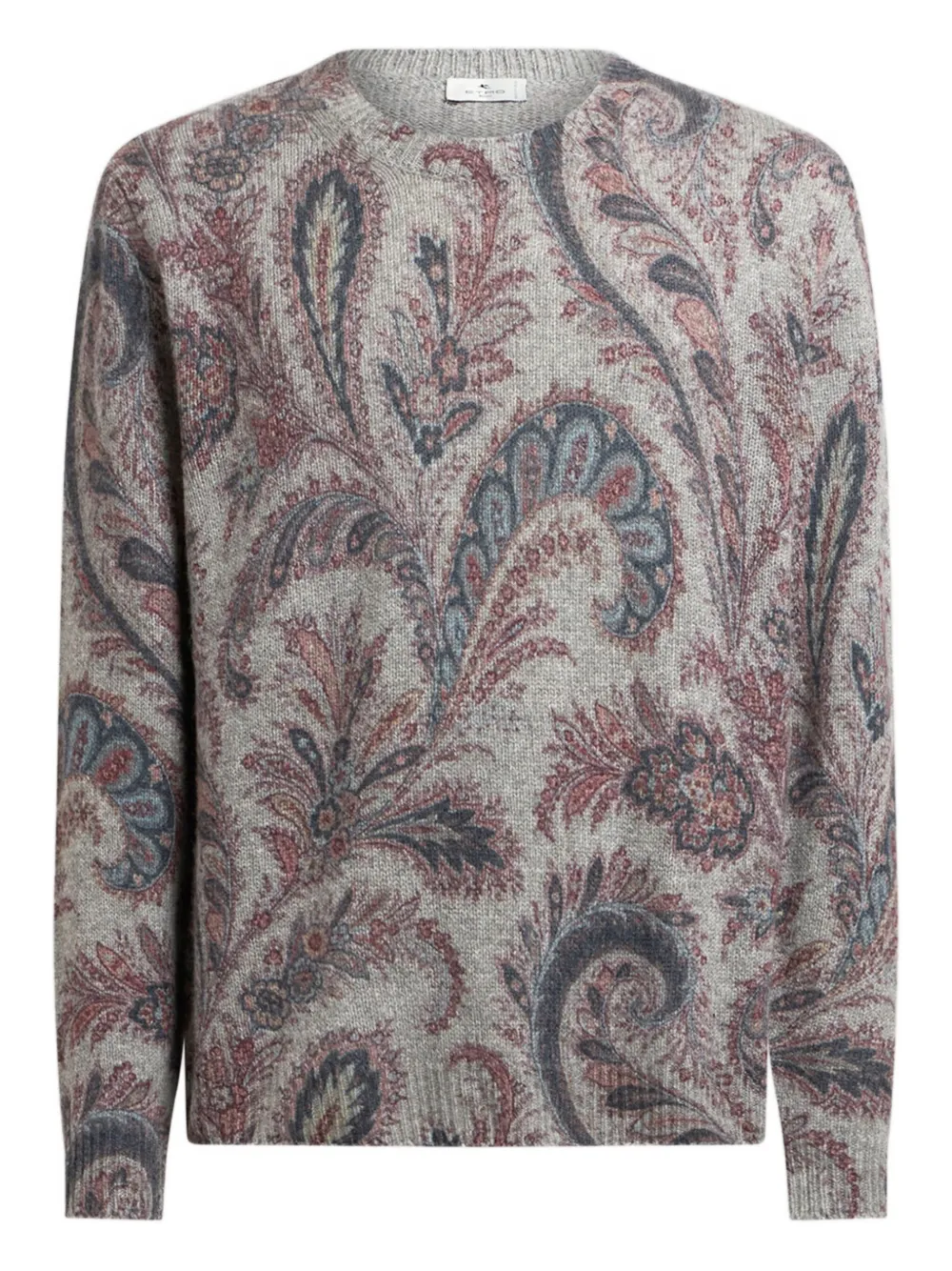 

Свитер с жаккардовым узором пейсли ETRO, серый