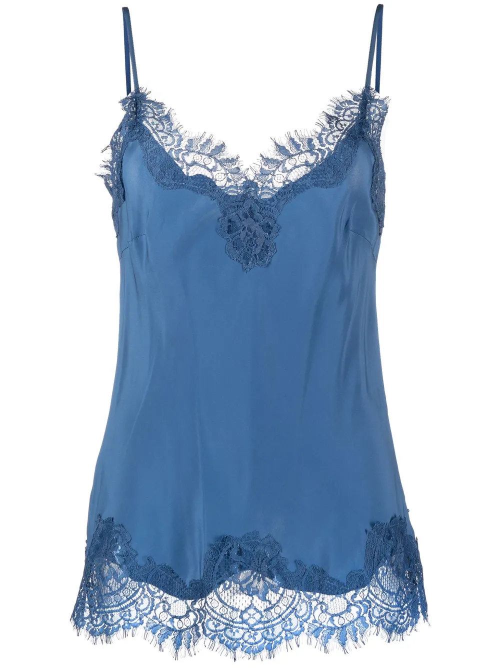 

Топ на бретелях Claire Coco с кружевом Gold Hawk, синий