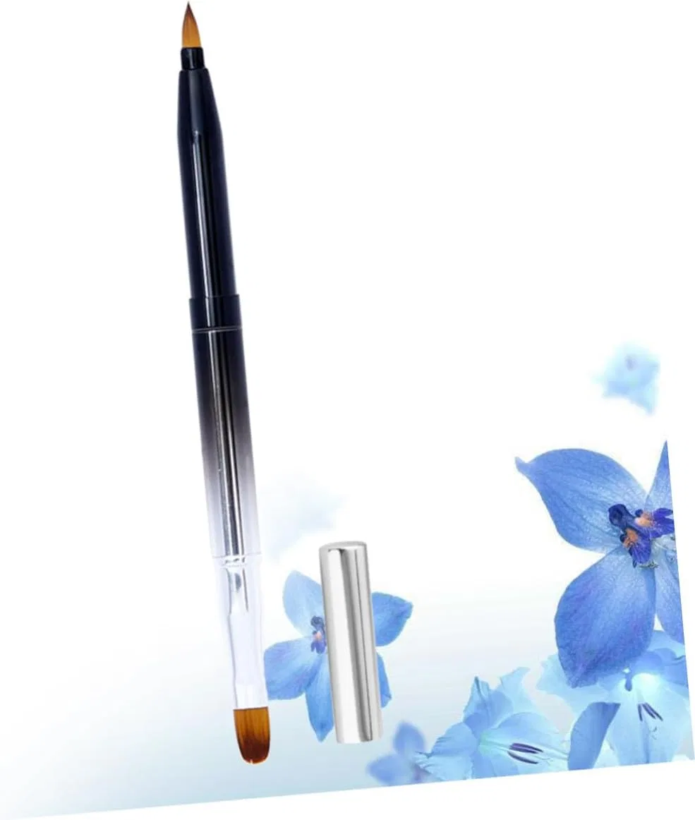 Кисть для губ SMASOLO Genesis Gradient Black двусторонняя телескопическая