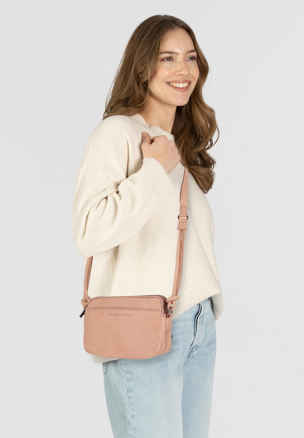 

Сумка через плечо KIRKWOOD UMHÄNGE Cowboysbag, светло-розовый