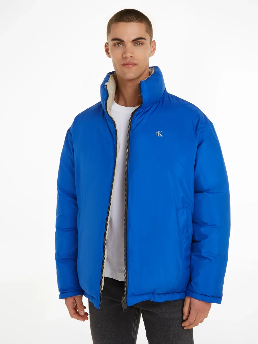 

Стеганая куртка Calvin Klein Jeans "REVERSIBLE 90s PUFFER", серый